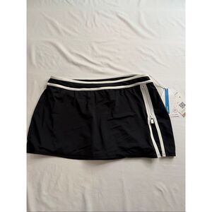 NWT Beach House Sport Excel Zip Swim Skort Skirt Size 12 New